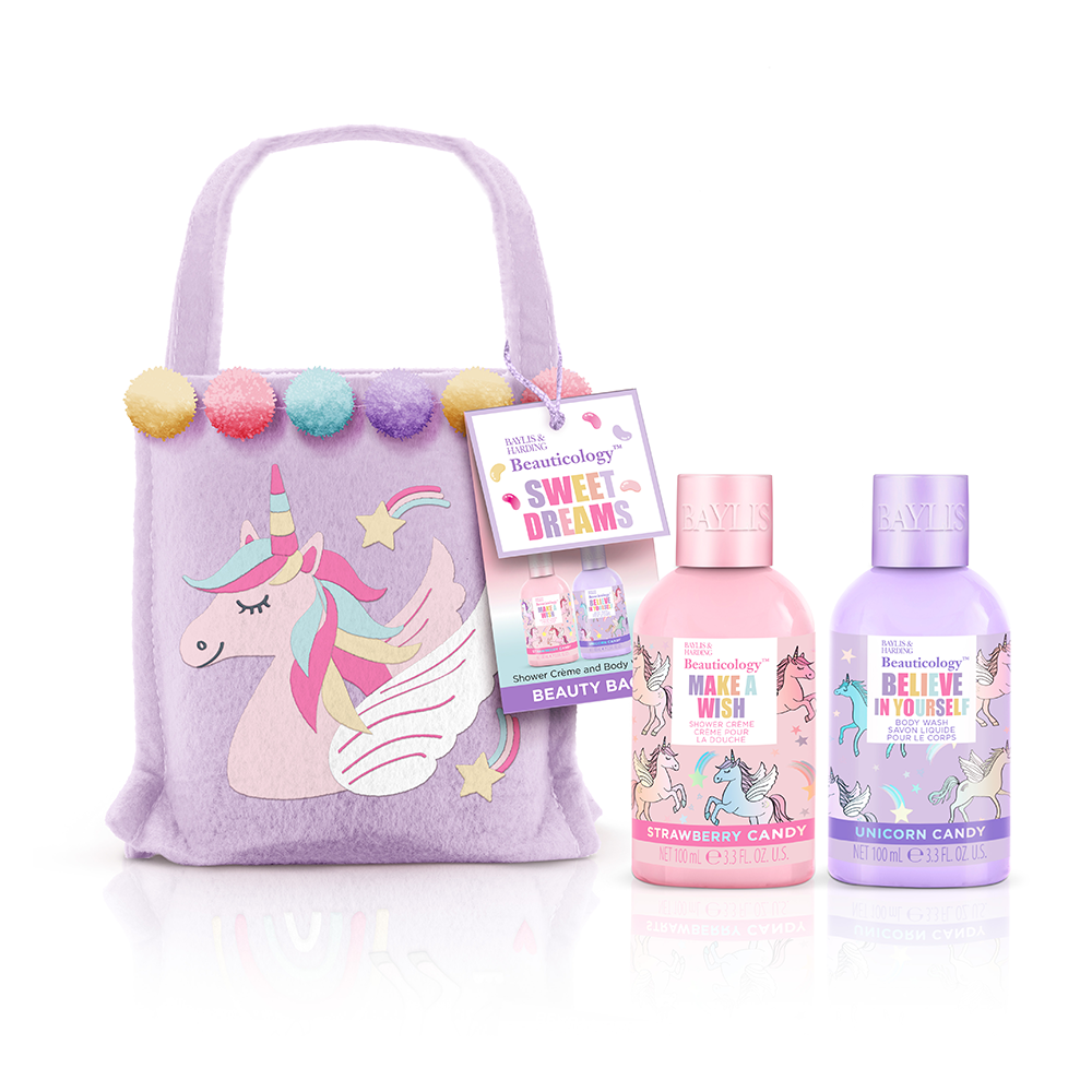 Beauticology Candy Vibes Unicorn Beauty Bag Gift Set