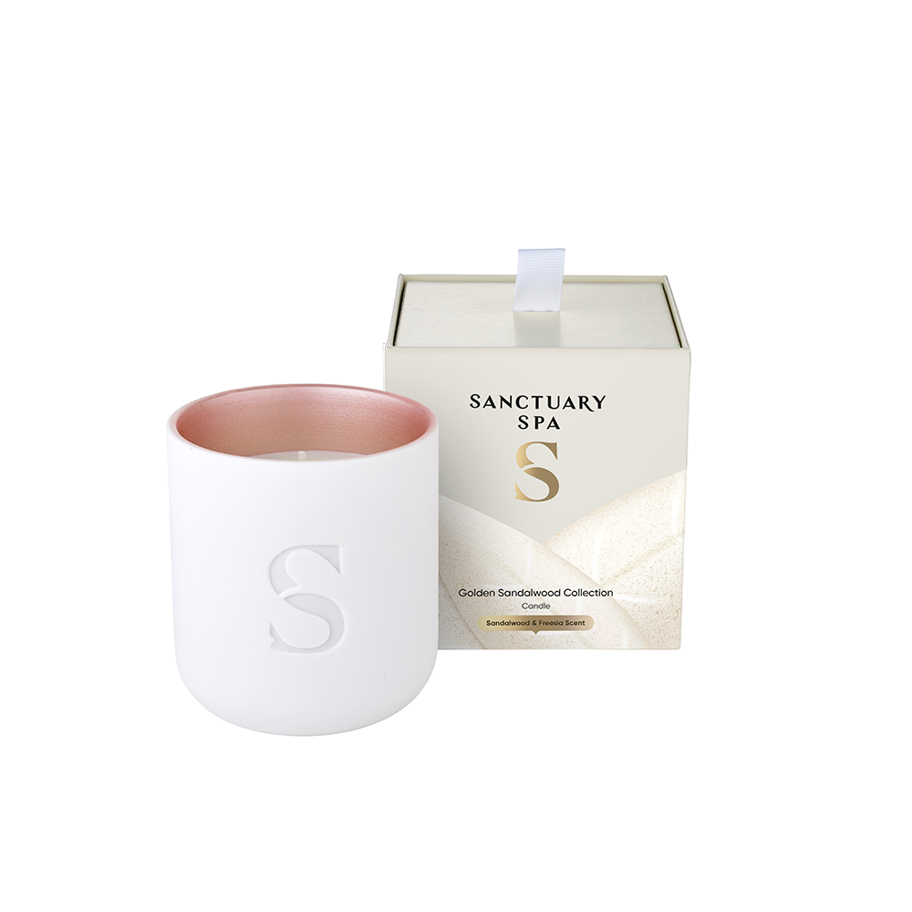 Sanctuary Spa Golden Sandalwood Candle